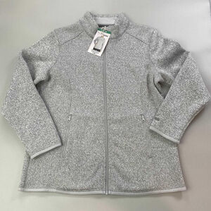 Stormpack Sunice Grey Full Zip Fleece Sweater Jacket Women’s XL